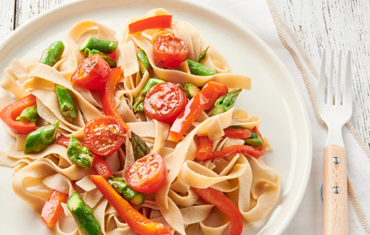 Tallarines de la huerta